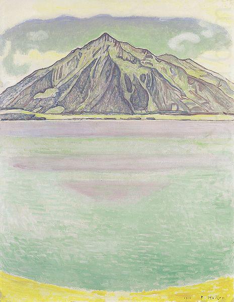 Thunersee mit Niesen, Ferdinand Hodler